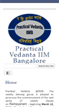 Mobile Screenshot of practicalvedantaiimb.com